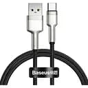 Кабель Baseus Cafule Series Metal Data Cable USB to Type-C 66W 1 м Чорний