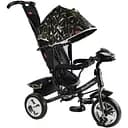 Триколісний велосипед Best Trike 6588 / 60-775 з музичною панеллю чорний з принтом