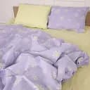 Комплект постельного белья MirSon Бязь 17-4826 Lenora 110х140 см фиолетовый с зеленым (2200009388941)