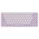 Клавіатура бездротова Baseus K01A Wireless Tri-Mode (3 режими) - блютуз + 2.4 + 5.0 ГГц фіолетова