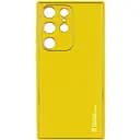 Кожаный чехол Epik Xshield для Samsung Galaxy S24 Ultra Желтый / Yellow