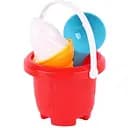 Детский набор для игры с песком ТехноК 7068TXK, 3 цвета Красный