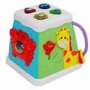 Музичний мультибокс "WToys" 38955 - розвивальна іграшка з озвученням українською: пісеньки, казки, тварини, підсвітка, брязкальце