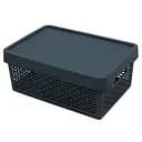 Кошик для зберігання Qutu Q-Basket Grey, 12 л, 39х27х15, 5 см, сірий (Q-BASKET д/хранения с/к GREY 12л.)