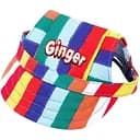Кепка Ginger для животных XL цветная полоска с регулируемой затяжкой ОГ-50 см