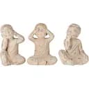 Статуэтка J-line три монаха не слышу не вижу не говорю 32 см (11689)