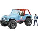 Іграшкова машинка Bruder Автомобіль Jeep Cross country Racer з фігуркою гонщика 1:16 (02541)