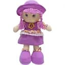 Кукла мягкая Devilon 36 см фиолетовое платье (861026)