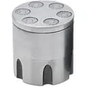 Гриндер для измельчения табака Ashtray Барабан Револьвера HL-245 Silver (do222)