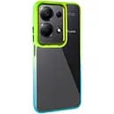 Чохол Epik TPU+PC Fresh sip series для Xiaomi Redmi Note 13 Pro 4G/Poco M6 Pro 4G/Note 14S Бірюзовий/Лимонний