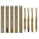 Бамбуковая зубная щетка Ecodenta средняя в ассортименте