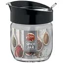 Емкость для специй Vittora VT-161010 с ложкой 425 мл, черная (126053)