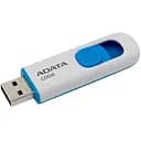 Флеш-накопитель ADATA C008 16 GB USB 2.0 белый с голубым AC008-16G-RWE