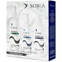 Набір для волосся Soika 3в1: шампунь + бальзам + спрей-термозахист