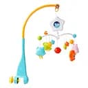 Музыкальная карусель Huanger HE 0307 с проекцией и животными голубой