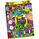 Набір для творчості Danko Toys SandArt SA-02-01…10 фреска з піску Динозавр
