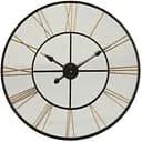 Настінні годинники J-line круглі в металевому корпусі дзеркальні 70 см (97804)