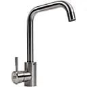 Смеситель кухонный Platinum NS02B поворотный однорычажный нержавеющая сталь (000037810)