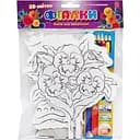 Набор для творчества Zirka Конструктор раскраска с карандашами 3D Фиалки 126367  