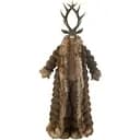 Статуэтка оленя в пальто J-line рождественская новогодняя напольная 76 см (45630)