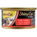 Влажный корм для кошек GimCat ShinyCat in Jelly, с курицей и креветками, 70 г