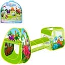 Детская игровая палатка MR 1101 с туннелем, пирамидой и кубом Динозавры