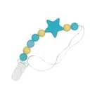 Цепочка для пустышки Звезда Mega Zayka MGZ-0512 Green силиконовая