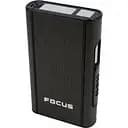 Портсигар с зажигалкой на 10 сигарет Focus №XT-4938 Black (do286)