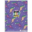 Коледж-блок Student, А4+, в клітинку, спіраль, 80 арк., фіолетовий (A4-080-6511K)