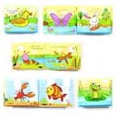 Іграшка для купання A531-3 книжка, вчимо назви тварин та транспорту Каченя