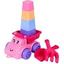 Машинка Набор для игры с песком ТехноК 7051TXK Розовый