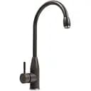 Змішувач кухонний Platinum 26 FHP (7456) поворотний одноважільний з нержавіючої сталі темна скеля