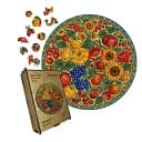 Дерев'яний фігурний пазл Декоративний Розпис Щедрий Врожай, А2, Картонна коробка 300+ елементів