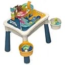 Детский столик 8008 игровой набор многофункциональный с конструктором и стулом