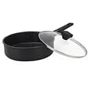 Сковорода глубокая с крышкой Ardesto Gemini Gourmet Andria 24 см черная (AR1924GMG)