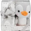 Плед Interbaby Flecce Plush Toy Pinguin Gray 110х80 см серый (8100260)