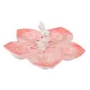 Підставка для 5 яєць Elisey Весняний сад рожева 18 см (5101-002)    