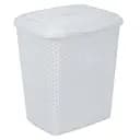Корзина для порошка Violet House Виолетта White, 8 л, белый (0028 Виолетта WHITE д/порош.с/кр.8 л)