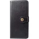 Кожаный чехол-книжка Getman Gallant (PU) для Xiaomi Redmi 12 Черный