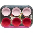 Форма для выпечки мафинов Holmer Sweet cake на 6 порций (BM-0806-RSG Sweet cake)