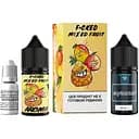 Набор компонентов для самозамеса солевой жидкости для вейпа Fucked Lab Mix Salt 30 мл 0-25 мг Fruit Mix Манго Ананас Персик (15504)