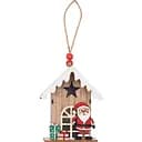 Фигурка новогодняя Yes! Fun Домик с Сантой LED 11 см (975073)