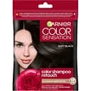 Крем-фарба для волосся Garnier Color Shampoo Retouch без аміаку М'який чорний 2.0, 20 мл