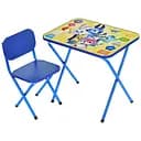 Дитячий столик Bambi M 5964-4 Звірята складний зі стільчиком фігури