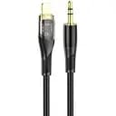 Кабель AUX Hoco UPA25 Transparent Discovery Edition Digital audio conversion cable Lightning Чорний