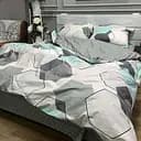 Комплект постільної білизни Novita Бязь, полуторний, сірий (23907)