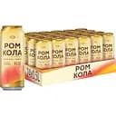 Упаковка напитка слабоалкогольного Оболонь Ром Кола 8% 12 л ж/б (0.5 л х 24 шт.)