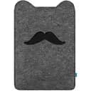 Когтеточка для кошек Barksi Textile Усатый кот 50х34 см серая