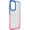 Чохол TPU+PC Fresh sip series для Motorola Moto E13 Рожевий / Синій