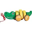 Игрушка-каталка Baby Team Крокодил зеленый (8664)